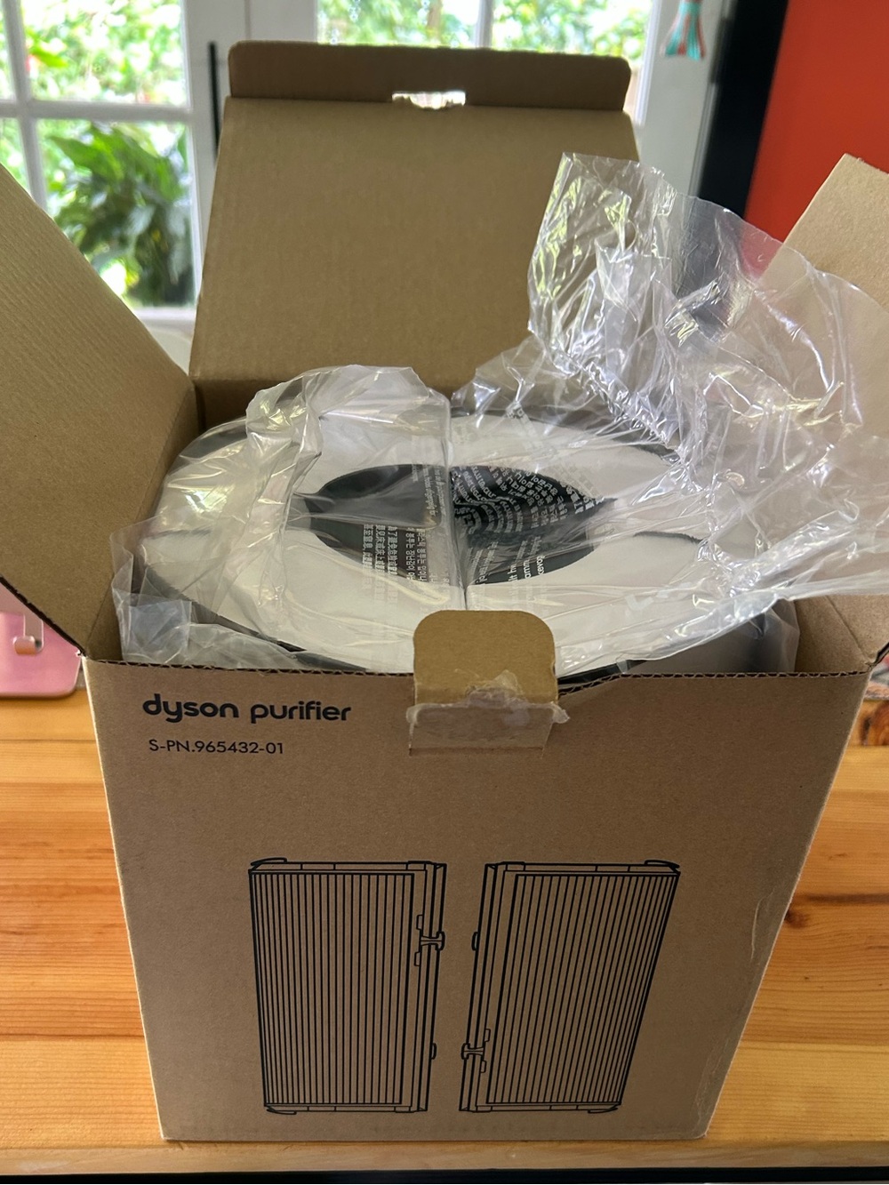 Dyson purifier glass HEPA and activated carbon filter